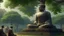 Placeholder: lord buddha speaking under a tree cinematic