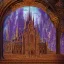 Placeholder: model of grand cathedral made of gingerbread and crushed, vibrant rock candy as stain-glassed windows, 8k resolution, centered, high-quality, ultrafine-detail, ornate, digital art, flickering light, baroque, detailed matte, volumetric lighting, illustration, 3D octane render, brian froud, howard lyon, George Grie, greg rutowski,