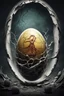 Placeholder: a haunting image of an embryonic human emerging from a cracked egg