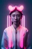 Placeholder: portrait, Asian cyborg woman, samurai warrior :: symmetry photography, cyberpunk style, pink hair, perfect eyes, samurai helmet, black samurai army, katana, japanese traditional ornaments, pink, white, black, glow eyes, cinematic, Ultra realistic, dark scene, soft color, highly detailed, unreal engine 5, RTX, ultra detail, 3d, finely drawn, high definition.