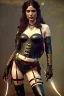 Placeholder: sexy milf, warrior, black long hair, leather corset, night, 8k resolution, high-quality, fine-detail, intricate, fantasy art, detailed matte, volumetric lighting, illustration, 3D octane render, brian froud, howard lyon, selina french, anna dittmann, annie stokes, lisa parker, greg rutowski