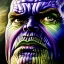 Placeholder: ultra detailed fullbody Portrait in oil on canvas of angry THANOS ,intense stare,extremely detailed digital painting, extremely detailed face, crystal clear eyes, mystical colors ,perfectly centered image, perfect composition,rim light, beautiful lighting, 8k, stunning scene,extremely sharp detail, finely tuned detail, ultra high definition raytracing, in the style of Simon Bisley and robert e howard and Hyun Suk Lee and and Ohrai Noriyoshi