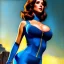 Placeholder: Drawing of beautiful face,'beautiful,Busty fit Sexy Vault Woman- Fallout 4 ',intense stare, ancient blue skintight suit, balanciaga fashion clothe painting by gaston bussiere, greg rutkowski, yoji shinkawa, yoshitaka amano, tsutomu nihei, donato giancola, tim hildebrandt,KyuYong Eom,Ren Wei Pan Oil on canvas, cinematic composition, extreme detail,fit full head inside picture,16k