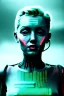 Placeholder: Ultra Realistic image, portrait, blonde woman, Marylin Monroe face, perfect iris, glow eyes, glow makeup. Cyborg, Cyberpunk, ex machina style, wires, oversized tight latex dress. fog, rain, soft color, highly detailed, unreal engine 5, ray tracing, RTX, lumen lighting, ultra detail, volumetric lighting, 3d, finely drawn, high definition, high resolution.