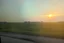 Placeholder: Hazy sunset in Alberta