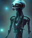 Placeholder: full body Alien Hybrid, bokeh, h.r. giger, environment