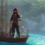 Placeholder: A pirate with long beard ray tracing 4k realistic