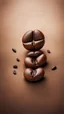 Placeholder: Only one Coffee bean Without background