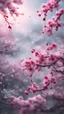Placeholder: Paradise on earth, piece by piece, cloudy and misty, pink plum blossoms, red plum blossoms, snowflakes fluttering, foggy background, ultra high-definition, bright colors, ultra-detail, hazy, splashing, aesthetic scenery, ultra-high definition, crisp quality, award-winning, 4k, 3D, wallpaper, very attractive, beautiful, fantasy, imperial colors, pixel art