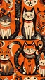 Placeholder: Wallpaper of cats in kandisky style