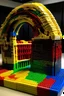 Placeholder: colosseum made out of 3 colored blocks