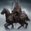 Placeholder: an old wise viking on a horse, scary, steam punk, realistic, made in octane, cinematic, ultra-realistic, extremely detailed octane rendering, 8K, VRAY Super Real ar 2:3, dof photorealistic futuristic 50mm lens hard lighting dark gray tintype photograph, realistic lighting, sepia color