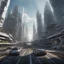 Placeholder: **Cinematic Artwork:** A panoramic view of a futuristic cityscape where buildings are designed with innovative earthquake-resistant technologies. The scene transitions from a serene skyline to an intense, yet controlled earthquake simulation, showcasing how the structures flex and move without collapsing. This visual underscores the importance of advanced engineering in disaster mitigation. **Appearance:** cinematic portraits that embodies the themes of constructing earthquake-mitigating infrast