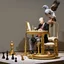 Placeholder: Putin, President Xi Of China And Joe Biden Play Chess With A Pigeon,Ufo And Atomic Bomb Mushroom Cloud,Complex Surgical Instruments Intermixed With A Newborn Boy,Minimalism,Painting By Adrian Ghenie,Rene Magritte,Pablo Picasso,Michelangelo,Salvador Dali,Lucian Freud