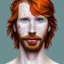 Placeholder: Portrait of young Courtney Gains as a ruggedly handsome, joyful, roguish pirate, charismatic, attractive male, masculine, perfect, precisely detailed clear eyes, unblemished, flawless skin, softly freckled face; meticulously detailed multi-hued ginger carrot-colored cherry fire red hair; fantasy, intricate, elegant, highly detailed, digital painting, concept art, matte, sharp focus, illustration, art by artgerm and greg rutkowski and alphonse mucha