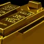 Placeholder: gold thrust 3d rendering isolated