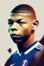 Placeholder: Kylian Mbappe French soccer player Carton 2d