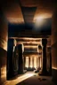 Placeholder: A pavillion in Hampi showing "fear" using play of light and feel of atmosphere