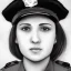 Placeholder: Police girl portrait