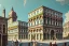 Placeholder: Palazzo ducale,Vignola classicism ,palladio,rooftitles, uphill road building ,Various colourful city,A beautiful,liveable street with beautiful Human scaled,,green building,plants,tree,stairs,detailed facades,hyperrealistic,photorealistic,4k,