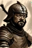 Placeholder: Unsullied warrior from series game of thrones drawn as a sketch