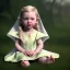 Placeholder: Galadriel toddler, full body, dramatic lighting, hyper realistic