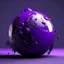 Placeholder: Splashed Sphere in violet