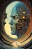 Placeholder: a surreal portrait of the inner workings of a disturbed mind as a ruined, twisted, nightmarish labyrinth , Tracy Adams , Gabriel Pacheco , Douglas Smith , Bill Sienkiewicz, and Jean Giraud Moebius , muted natural color, sharp focus, ethereal and filled with wonder