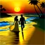 Placeholder: Amidst the beach's embrace, a youthful couple walks, love radiating effortlessly. Sunset's golden touch paints them, shadows intertwining. Her flowing dress mirrors the boundless sky, his gaze, pure devotion. Laughter mingles with waves, creating a symphony. A universe of affection resides in stolen glances, entwined fingers, smiles. Time pauses, their love the focal point. The world fades, leaving their profound connection aglow.