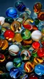 Placeholder: a pile of glass marbles, colorful, extremely detailed, realistic shapes, colorul, 90s nostalgia, stunning, amber, shiny, colorful, ultra detailed, perfect photo