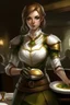 Placeholder: 21st century waitress paladin