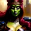 Placeholder: portrait beautiful face Gamora,busty,ancient metal armor balanciaga fashion clothe painting by gaston bussiere, greg rutkowski, yoji shinkawa, yoshitaka amano, tsutomu nihei, donato giancola, tim hildebrandt, oil on canvas, cinematic composition, extreme detail,fit full head inside picture,16k