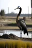 Placeholder: Un crane qui mange