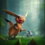 Placeholder: Mystery pokemon,Ambiance dramatique, hyperrealisme, 8k, high quality, lot of details, portrait,