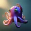 Placeholder: Concept art of Little octopus with coat (Pixar art style)++, highly detailed, digital painting, art stations, concept art, smooth, unreal engine 5, god rays, ray tracing, RTX, nanite polygons, lumen lighting, ultra detail, volumetric lighting, 3d, detailed anime, finely drawn, high definition, high resolution, cartoon [ animation, cartoon, drawing, painting, low res, cropped, watermark, jpeg artifacts, low quality, normal quality, bad anatomy, text error, worst quality, blurry thousan