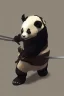 Placeholder: Panda in samurai armour