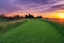 Placeholder: Sunset, grass, pathway