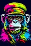 Placeholder: Yacht Club Monkey Colorful unique
