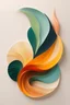 Placeholder: Organic Abstraction": Create a minimalist artwork that blends organic forms and minimalist aesthetics, symbolizing the interconnectedness of all living things, vibrant rich