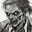 Placeholder: zombie, portrait,comic book, face,