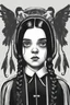 Placeholder: wednesday addams