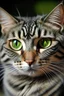 Placeholder: tabby cat with angel eyes