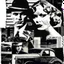 Placeholder: Black and white photo of Bonnie and Clyde's face, (collage), by Paul Davis, by Micah Klein, contemporary art collage, HD mixed media collage, collage of vintage gangster cars, mobster submachine guns and guns Gangsters in America, Contemporary Collage, George Mathew, Collage Artwork, Mixed Media Collage, Decollage, Collage Art, by Kurt Roesch, by Antoni Pitso, Joel-Peter Wickin, Joel - Peter Wickin