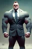 Placeholder: strongman wearing a suit