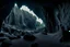 Placeholder: inside a series of caves running one after another, rocky rocky edges are darkly visible