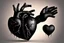 Placeholder: A hand made out of black smoke violently crushing an anatomically correct heart