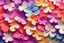 Placeholder: minimal clean thick petal each petal has various colours creating nice fresh colour gradients pattern design