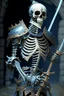 Placeholder: medival skeleton knight