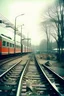 Placeholder: railroad, indian market, cold weather, lomography