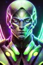 Placeholder: cyborg man, super ,nion ,purple, extremely beautiful art, cosmic, highly creative, rich colors, amazing details